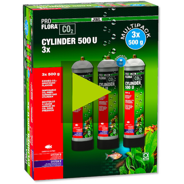 JBL ProFlora CO2 Cylinder 500 U 3x