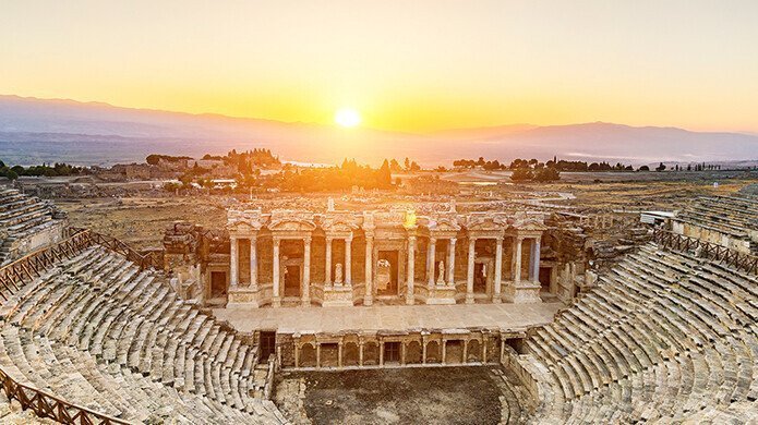 Besuch der antiken "Heiligen Stadt" Hierapolis